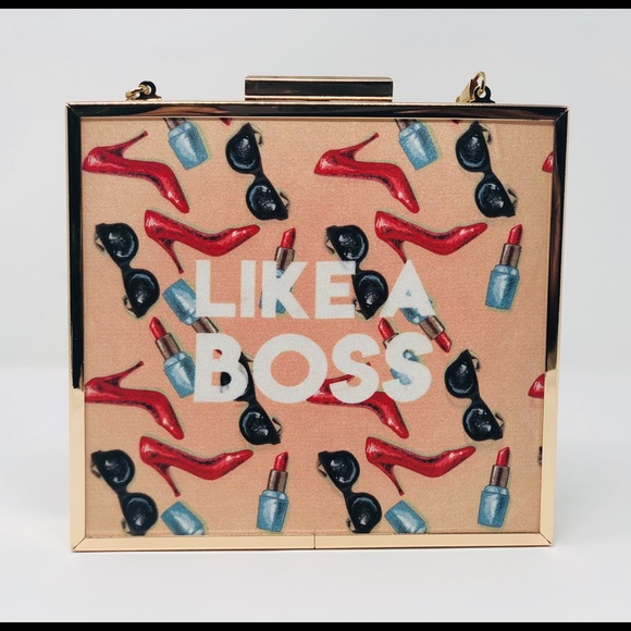 Handbags - One of a kind handmade statement clutch.
